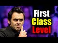 The unsurpassed level of snooker from ronnie osullivan