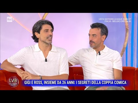Gigi e Ross: 26 anni di amicizia, risate e successi in tv - La volta buona 25/09/2026