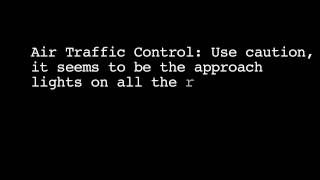 Air traffic control chatter at O'Hare during lights out