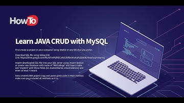 JAVA CRUD | beginners tutorial | Part 1