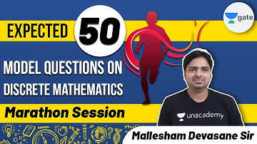 Expected 50 Model Questions on Discrete Mathematics | Marathon | GATE 2021 CSE/IT | Mallesham Sir