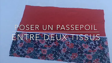 Pourquoi passepoil ?