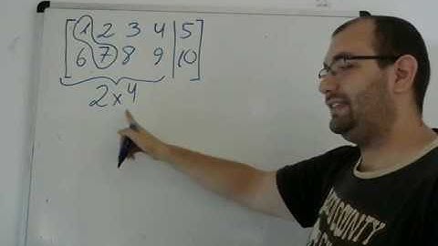 Resolución metodo de Gauss matriz rectangular 2x4. Video 6. Algebra Lineal (Universidad).