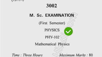 2015 Cdlu MSc Physics 1st Sem Mathematical Physics Question Paper