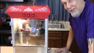 A Vintage Style Olde Midway Popcorn Machine