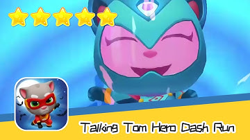 Talking Tom Hero Dash Run Day181 Walkthrough Endless runner Save the world Recommend index five star