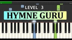 nada piano hymne guru / pahlawan tanpa tanda jasa - lagu wajib nasional - tutorial level 3  - Durasi: 2:01. 