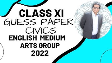 Class XI - Guess Paper Of Civics 2022 (Arts Group) - 100% Authentic-Karachi Board-#SirRSKGP