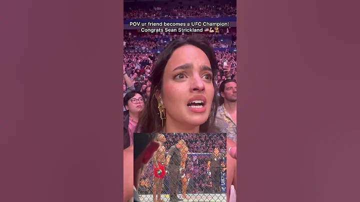 So proud Sean Strickland on winning the UFC belt #shorts #UFC #ufc293