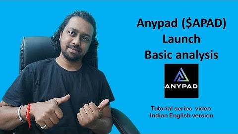 Anypad Launch. Basic analysis in English.
