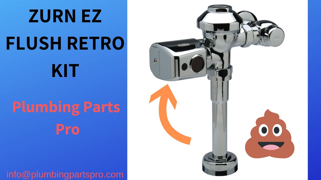 Zurn EZ Retro Flush Valve Kit Commercial Auto Flush - YouTube