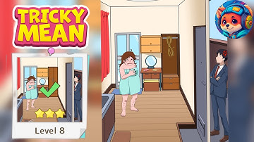 Tricky Mean – Level 8 hurry and get ready Guide & Answers | Mobile Gameplay Walkthrough