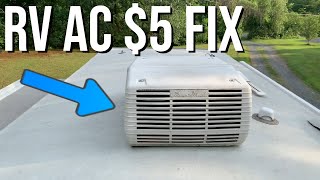 RV AC Not Blowing Cold Air and Tripping Breaker  QUICK & EASY FIX