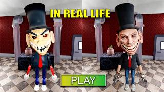 Escape SIR SCARY'S MANSION in REAL LIFE! - Roblox-Walkthrough-Obby #roblox