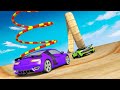 Extreme car driving 3d on mobile - Best car games for Android in 2026 - Mega ramp racing.