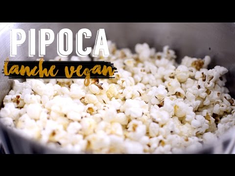 PIPOCA COM CALDA DE CARAMELO VEGAN