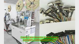 Custom Cable Harness Micro Coax Twinax KEL Uls30 To Cable for Camera Surveillance Hrs Df56