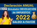 👉VERIFICA Así el SALDO a FAVOR de Tu DEVOLUCION de IMPUESTOS 2022💰Declaración Anual 2021 SAT