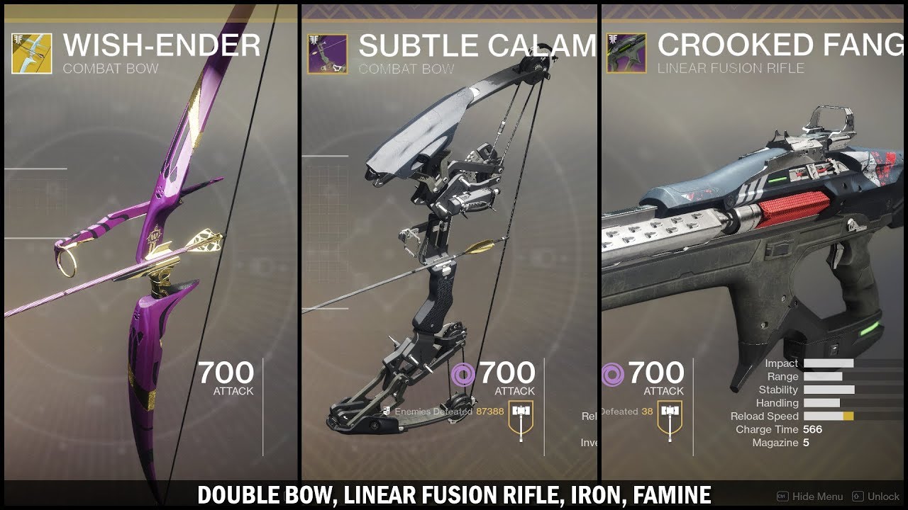 Viewer Loadout: Solo Nightfall w/ Double Bow & Linear Fusion Rifle [Destiny 2]