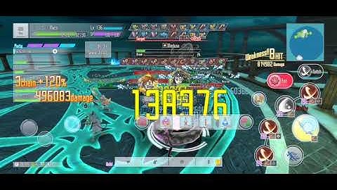 SAOIF 7th Guild Raid Vs Medusa Lvel 90