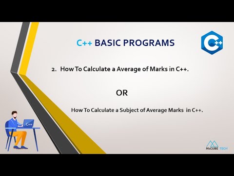 How To Calculate Total Average of Marks in C++ | C++ Basics #c++ #cpp ...