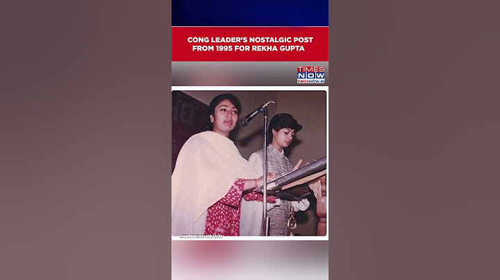 Delhi CM Oath Ceremony: Congress Leader Alka Lamba's Nostalgic Post For Rekha Gupta | Watch #shorts