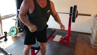 Martys Gym On The Comeback 156.5 Kg 2 Reps Raw Bench Press