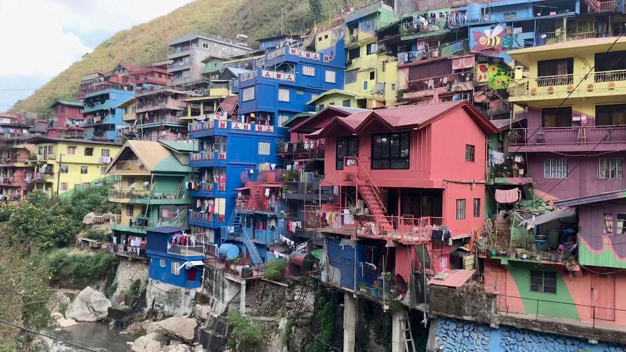 Colorful Houses La Trinidad Benguet YouTube