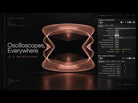 Oscilloscopes, Everywhere [v1.2] - 29 ways to draw with sound on TouchDesigner