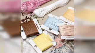 Review: Epesl Embroidery Floss Organizer Box Tools - Bobbin Winder, 1 Removable 36 Compartment...