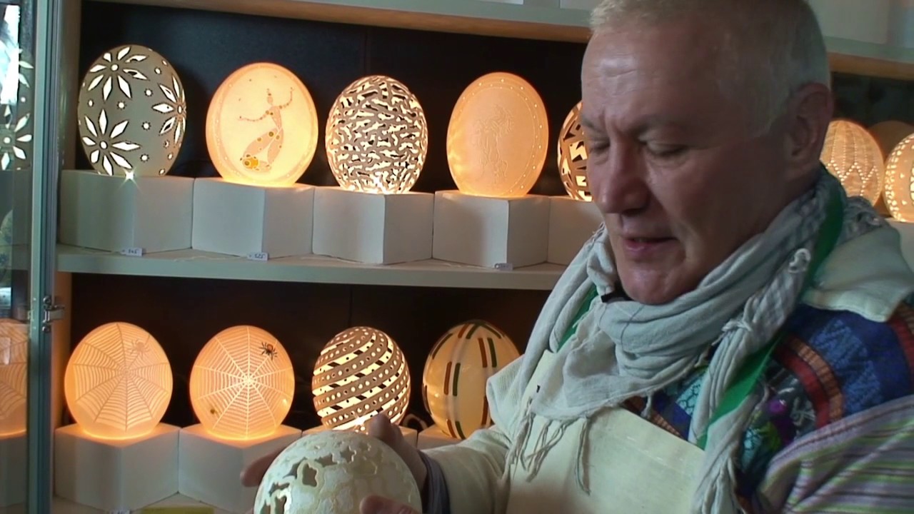 TIC'S ART Patrick Colloud sculptures sur oeufs (2)