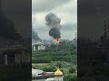 Москва Капотня, видео с прилетами по московскому НПЗ взрыв нефтехранилища