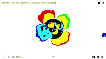 Microsoft Windows Vista Beta 2 Startup Sound Animated Effects (Sponsored by Preview 1982 Effects)