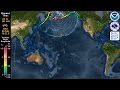 Tsunami Forecast Model Animation: Aleutian Islands 1957