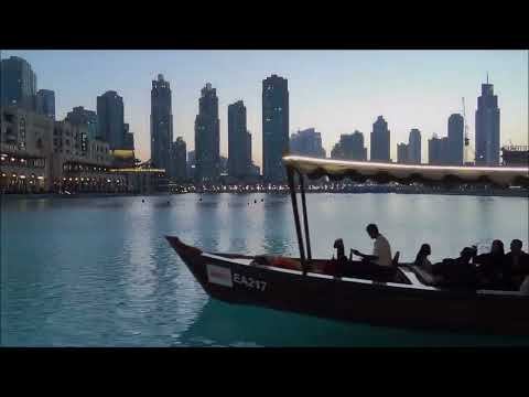 Видео: Дубай. Площадь фонтанов перед Бурдж Халифа