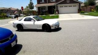 ls2 rx7 fd3s pulling in
