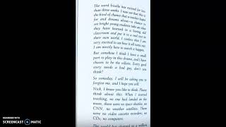 Frindle by Andrew Clements Ch 15 Read by Mr. A