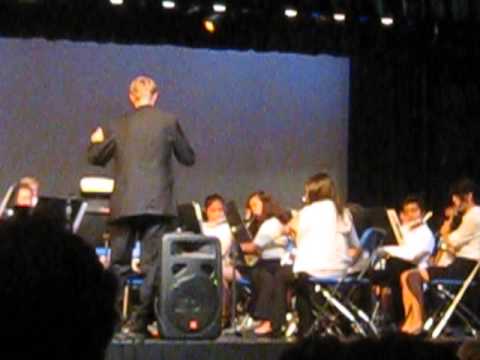 Goleta Valley Junior High School Advanced Band playing John Williams - May 2013