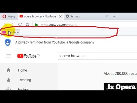 How to show the Bookmarks bar of Opera Browser