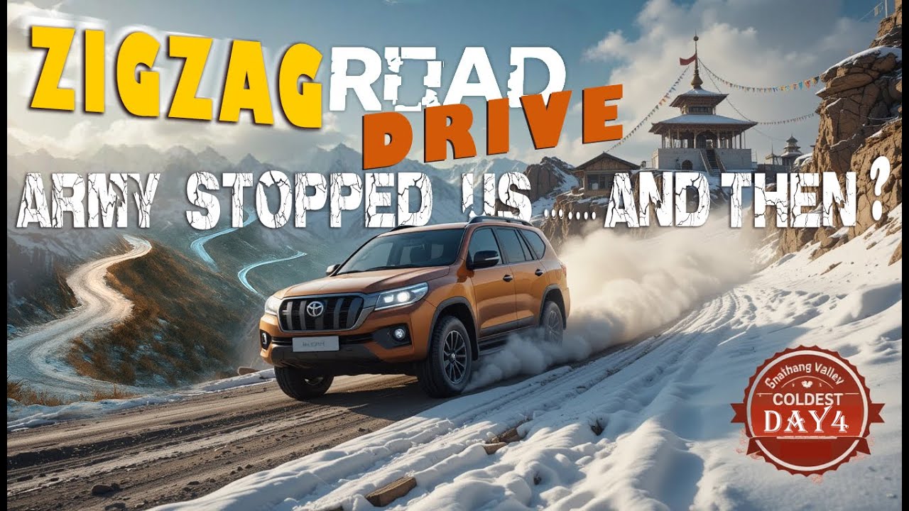 ZigZag Road Drive to Nathang Valley! | Old Baba Mandir & Coldest Night on Silk Route – Day 4