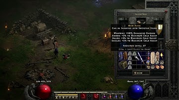 Diablo II  Resurrected Making CTA (Call to Arms) Runeword