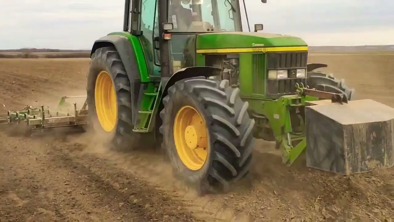 Zatvaranje zimske brazde, John Deere 6910s + sjetvospremač metalac 4,6 metara