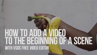 How to add a video to the beginning of a scene with VSDC Free Video Editor screenshot 4