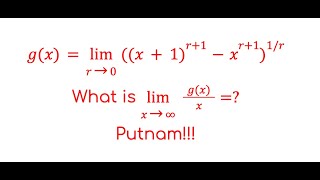 Famous Putnam 2021 Problem A2 #competitivemaths #maths #calculus #putnam #analysis Wealth