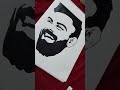 I tried stencil art for the first time.....#shorts #viratkohli