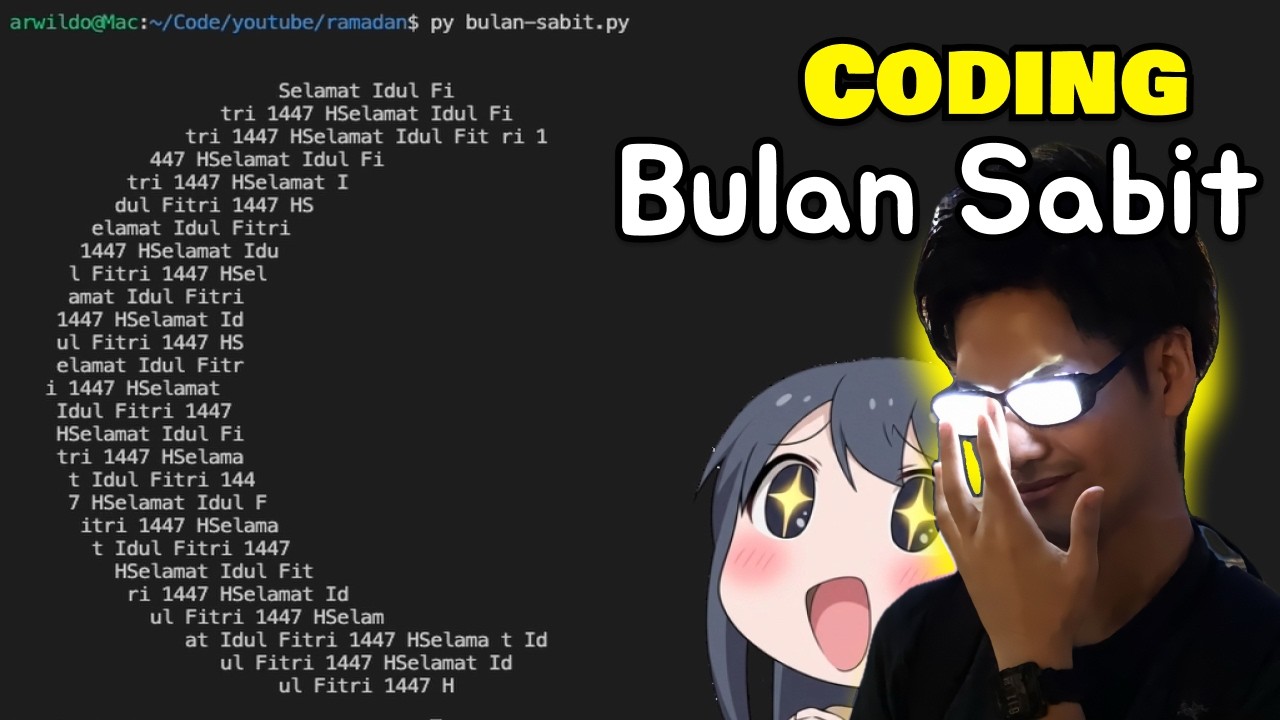 tutorial membuat coding bunga python - youtube Images... Cara Bikin Bulan Sabit Pakai Python - Coding Spesial Idul Fitri - YouTube