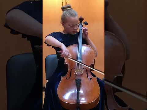 Видео: 10-летняя Зоя Дуденкова. Handel: Concerto in B minor (1) Zoya Dudenkova (10 years old).