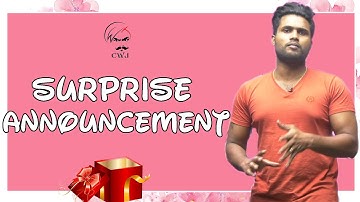 SURPRISE ANNOUNCEMENT