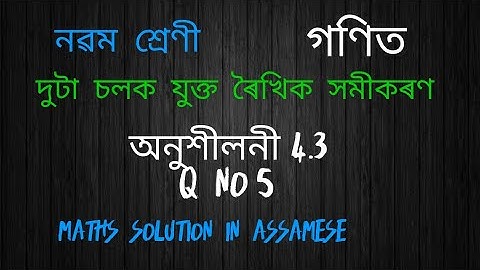 Class 9 maths ex 4.3 q 5 solution