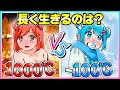 🍒1000℃のサウナvs-100℃の冷蔵庫🥵🥶長く生きられるのはどっち?【まいくら/マインクラフト】りぃべる